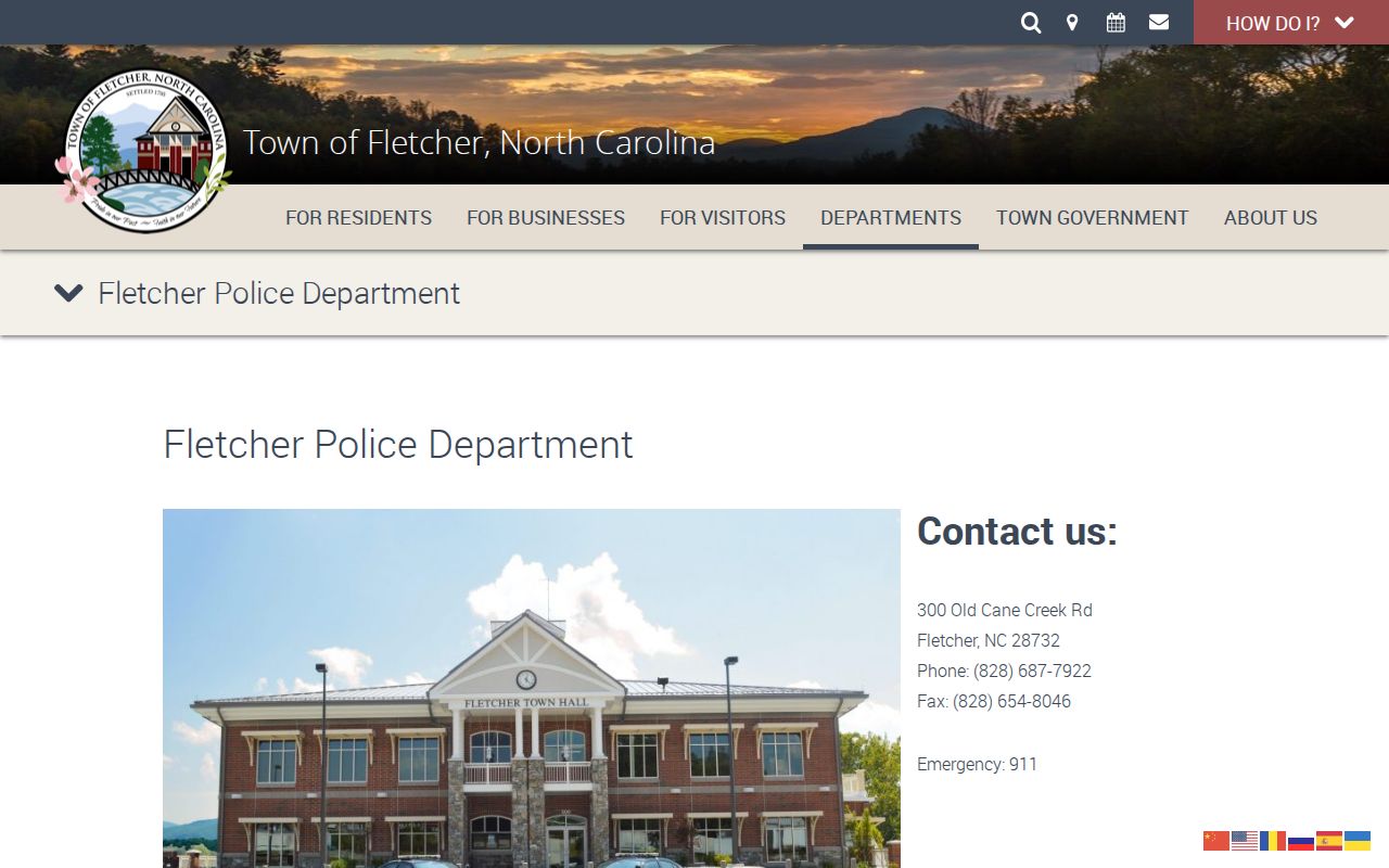 Fletcher Police Department criminal records source in Henderson County