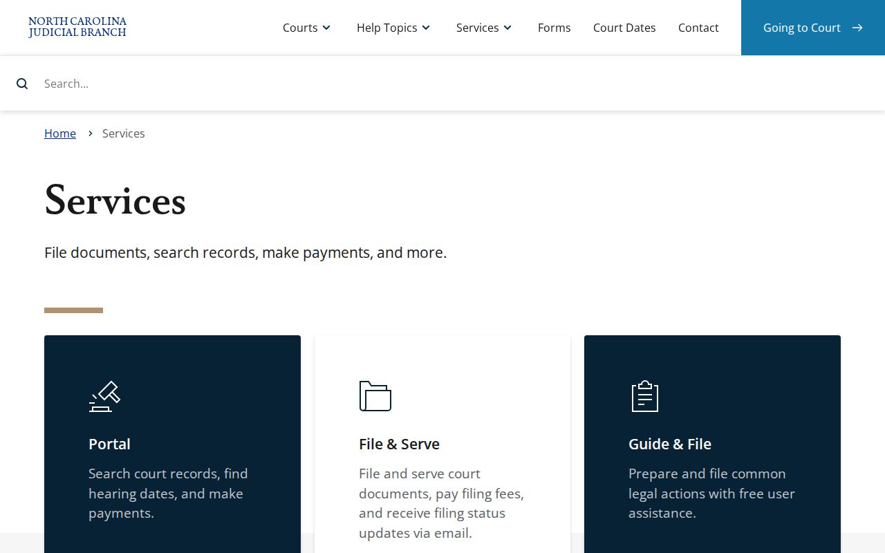 Henderson County criminal court case services