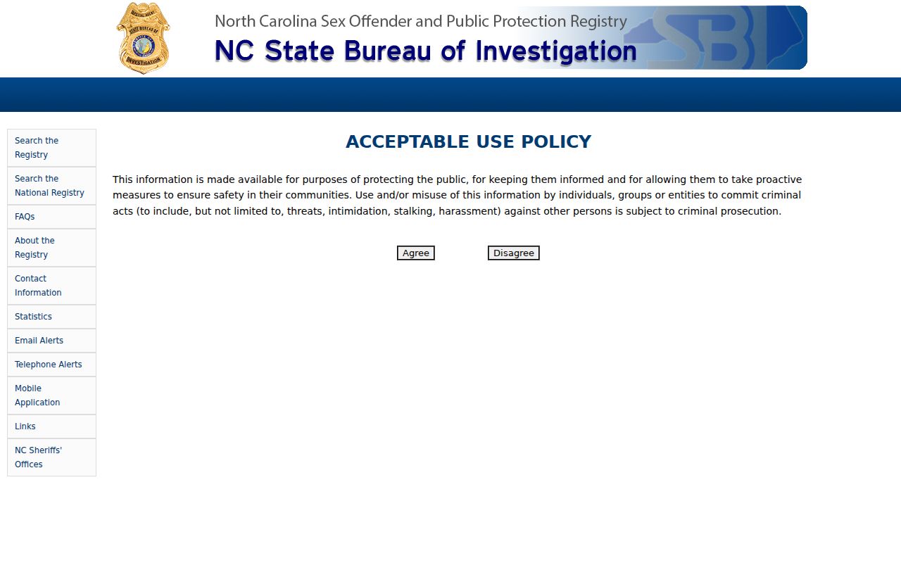 Henderson County sex offender registry search form