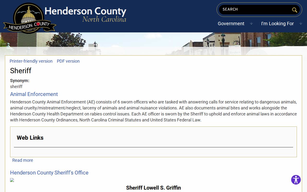 Henderson County arrest and booking record sheriff source